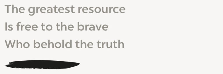 Truth as an Asset – Clear and Open Truth as an Asset - Clear and Open
