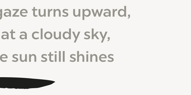 The Sun Still Shines - Employee Mentoring - Clear and Open