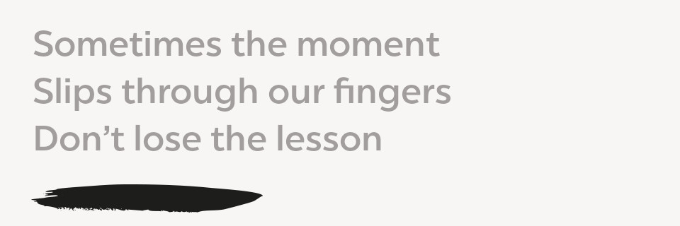 mistakes to learn from