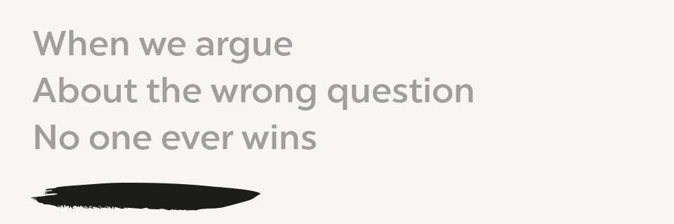 Kavanaugh hearings, wrong question